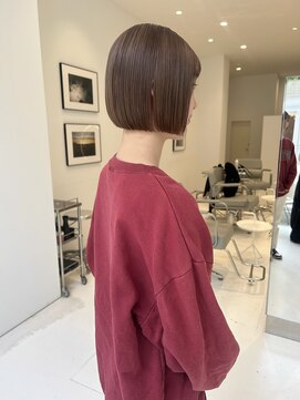 ハイブ 金沢(Hive) ミニボブ　ミルクティーベージュ