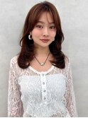 02丸顔レイヤーカット/ワンカール/小顔カット/イメチェン