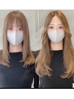 シエルバイアフロート(ciel by afloat)&nbsp;〈藤間〉自由が丘エクステ/ミルクティーベージュ/長さだし