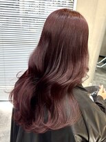 ファビ 渋谷(Fab) くびれヘア/暗めカラー/アプリコットオレンジ/縮毛矯正