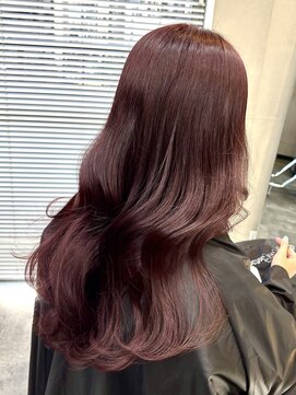 ファビ 渋谷(Fab) くびれヘア/暗めカラー/アプリコットオレンジ/縮毛矯正