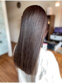 【艶髪】髪質改善　フォギーベージュ