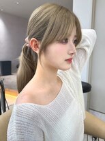 ロンドアヴァントゥス 池袋(Lond aventus)&nbsp;オリーブグレー/ボブ/顔周り/小顔/レイヤー/髪質改善/縮毛矯正