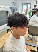 【センターパートマッシュ】抜け感×色気を纏う上品メンズカット