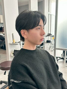 ジーナ 天神(Zina) 毛流れセンターパート(メンズカット/ダウンパーマ/ナチュラル)