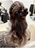 韓国風レイヤーカット髪質改善ダブルカラーハッシュカット