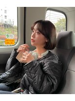 ナループロア ルームー(Nalu pu loa ROOMOO) コロンとした内巻きタンバル☆タッセルボブ/韓国ヘア/韓国ボブ