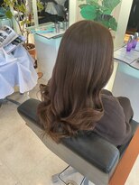 フォルテ 榛原パームス店&nbsp; 大人ガーリーダークアッシュ似合わせカットミディアムレイヤー