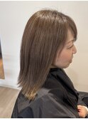 ナチュラル白髪ぼかしハイライト