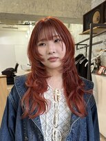 セッション(SESSION)&nbsp;オレンジカラー/ハッシュカット