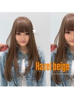 ノラ シンディ(NORA CYNDY) ヘーゼルベージュ ワンブリーチ ハニーベージュ ハッシュカット