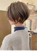 丸顔面長40代50代60代×絶壁解消大人美人ショートs