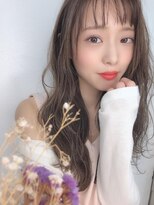 アミ 四条烏丸店(amie)&nbsp;くびれレイヤー/ラテグレージュ/韓国巻き/顔周りカット/水戸