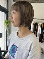アワイ 池袋 椎名町店(awai)&nbsp;ボブ／ハイトーンボブ／ブリーチ/ぱっつんボブ/ぷつっとボブ