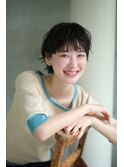 ショートパーマ ゆるめパーマ ワンカールパーマ