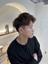 ジーナ 吉塚(Zina) メンズショート×ツイストパーマ スネークパーマ スパイキー