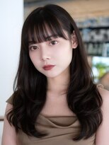 シオン(shion)&nbsp;韓国レイヤーセミロング前髪_F2102