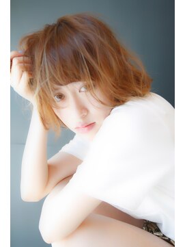 ブーケ(BOUQUET) ヴェールウェーブ　切りっぱなしボブパーマ　大人かわいい