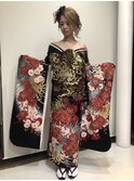 振り袖着付け、セット