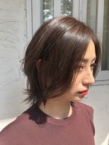 コマ(coma)&nbsp;【coma中野】マッシュウルフ_ネオウルフブラウン外ハネボブ