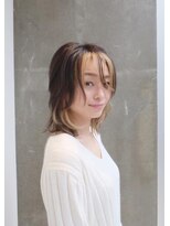 カエルムアヴェダ(CAELUM AVEDA)&nbsp;ウルフレイヤー × インナーカラー