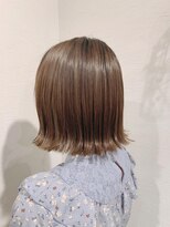 ボヌールヘア(BONHEUR HAIR) 【星川スグル】ボヌール綾瀬美容室 ハネボブ×アッシュベージュ