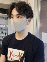 バイフィフス 原宿/表参道(by fifth)&nbsp;◇センターパート 韓国ヘア ニュアンスパーマ トランクスヘア