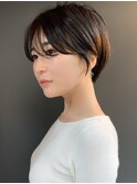 【morio池袋】綺麗でかっこいい黒髪ショート♪