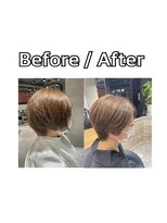 リーオオサカ(Lee Osaka)&nbsp;【Lee大阪店】耳かけ♪レイヤーショート/新出奈津樹