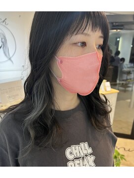 エンリッチヘア(enrich hair) イヤリングカラー×シルバー