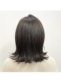 20代30代40代◎カーキアッシュ×ワンレン×おしゃれ