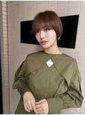 【竹之内蔵人】骨格似合わせショート/小顔ライン/透明感ベージュ
