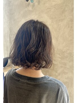 エッジ ヘア メイク(edge hair +make) ボブ/パーマ/ウェーブ