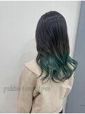 gradation×green
