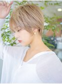 ショートカット×ひし形ショートボブ×前髪あり20代30代40代