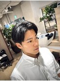 清潔感◎センターパート