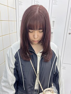 ガーランド(Girland) 【girland】レイヤー×ピンクエクステ　韓国風/レイヤーカット