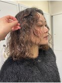 【風花】ミディアムパーマ 強めパーマ