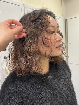 スタイル 茅ケ崎(STYLE) 【風花】ミディアムパーマ 強めパーマ