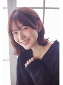 外ハネショートボブ