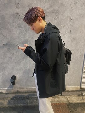 ハイセンス(HISENSE) メンズハイトーンペールピンクセンターパートショート【GIA】