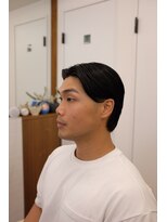 世田谷　センターパート　ツーブロック