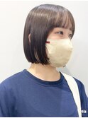 【モリオ松戸　石山】コンパクト切りっぱなしボブぷつっとボブ