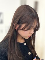 ジエクト アイロ(The Ect ilo)&nbsp;似合わせロング◇顔周りカット・くすみベージュ/マロンベージュ