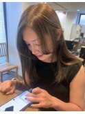 ＜新垣　拓未＞似合わせカット+透明感カラー