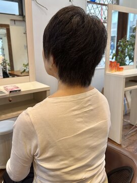 ランデ(RANDE) 白髪染め白髪ぼかし大人ショートボブ大人かわいい30代40代50代