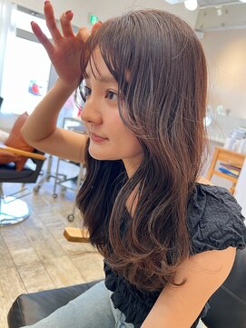 アスラン(ASLAN) 【aslan】レイヤースタイル/顔周りカット/カームベージュ