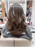 銀座　レイヤーカット　顔周り　30代　40代　大人可愛い◆