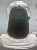 髪質改善艶ストレートミディアム顔まわりレイヤー