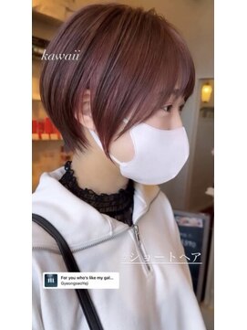 ☆静岡ショート×インナーカラー×似合わせカット☆